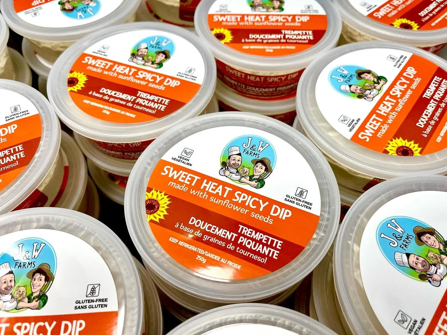 Spicy🌶️ Sweet Heat is an explosion of flavours, combining sweet &amp; spicy &mdash; so delicious, without any dairy or mayo, made from healthy sunflower seeds 🌻