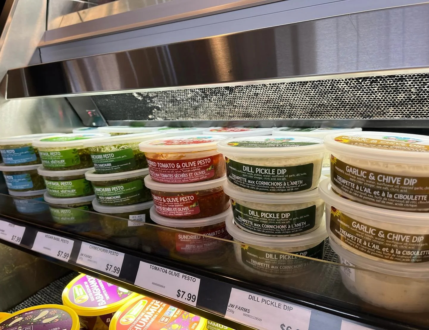 Our dips and fresh pestos shining on the shelves of Produce Depot &mdash; Carling and Bank locations in #Ottawa