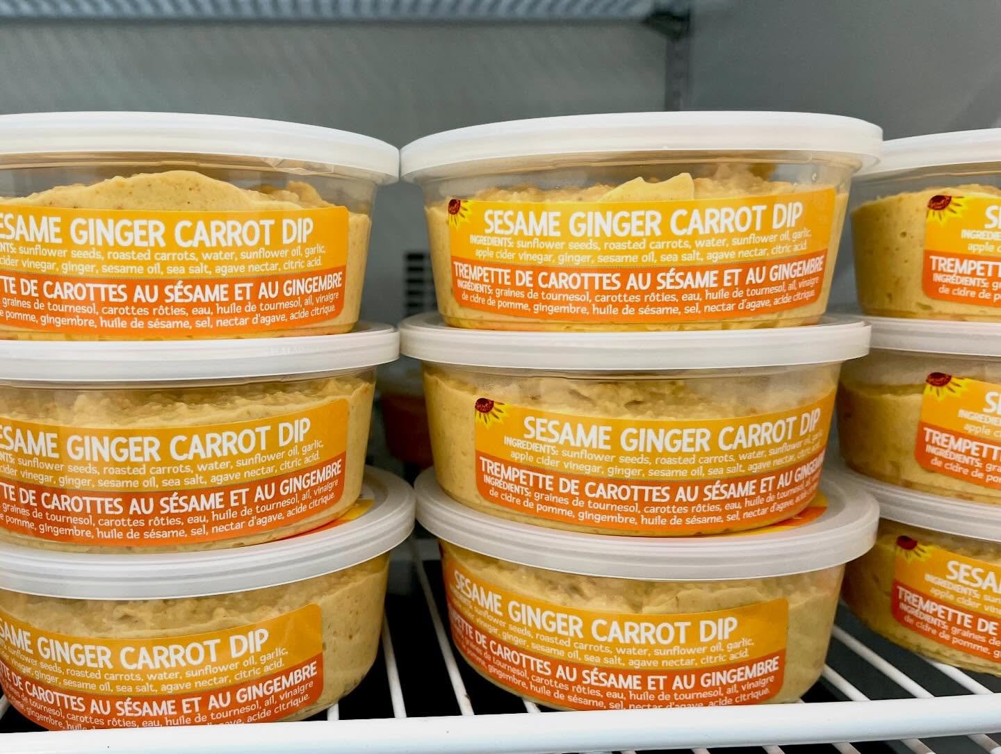 Carrot 🥕 dip, Brazilian carrot cake and cheese roll &mdash; all available at our General Store. Plus salads, preserves, salsas. Open Wed-Sun 10am-5pm