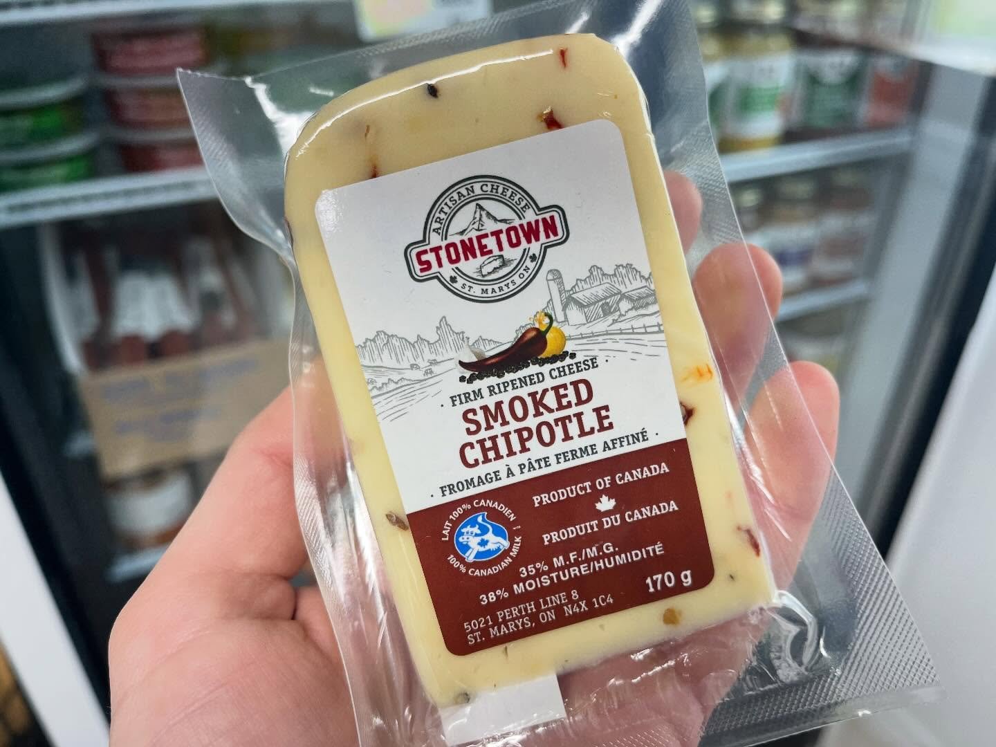 JUST LANDED in our General Store fridge: Ontario Cheeses and Labneh😋 from @stonetowncheese (Emmental and Chipotle), @kampkreekdairies cheddar and @bestbaadairy sheep labneh. We&rsquo;re open Wed-Sun, 10-5