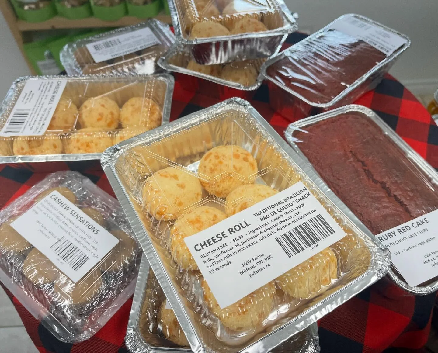 Our table of goodies is full of deliciousness 😋 We&rsquo;re open Wed-Sun, 10-5