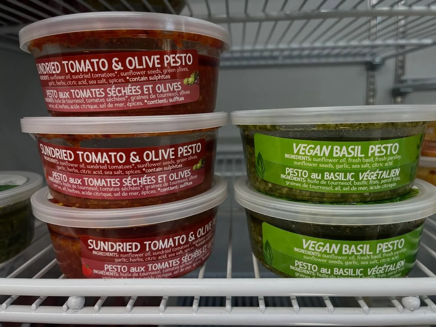 Cheese, pesto and pepperoni sticks &mdash; Summer snacks are the best and we have a great variety at our store! Open Wed-Sun, 10-5