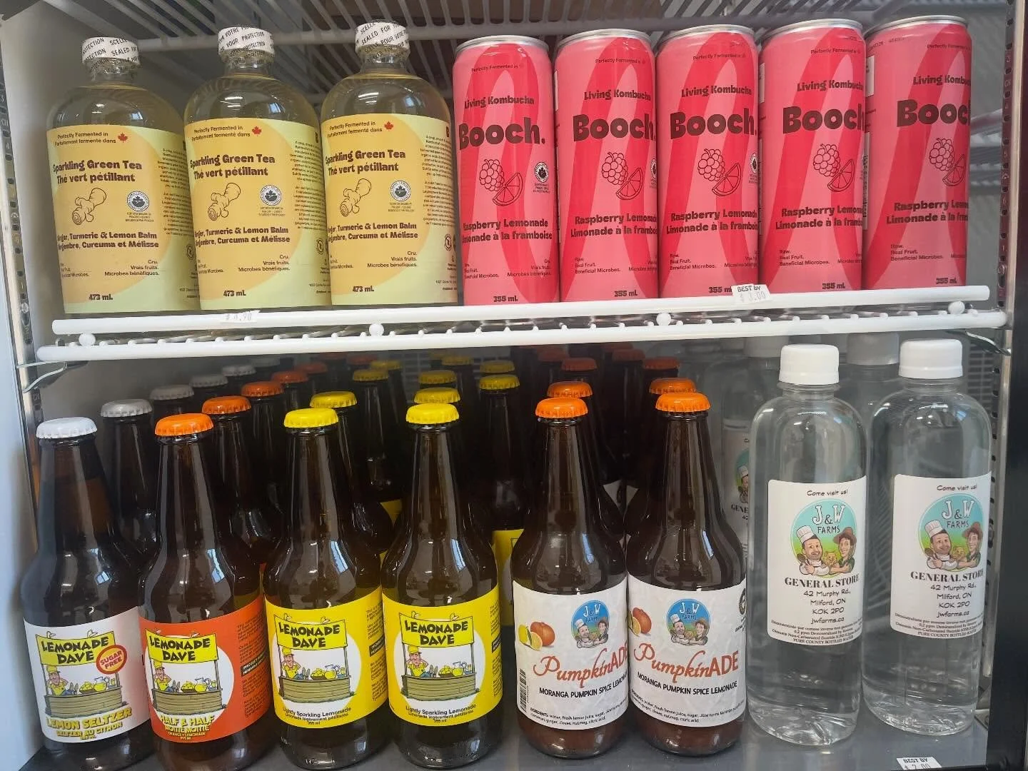 We have refreshing beverages &mdash; booch from @sipbooch , lemonade from @freshlemonadedave and Pumpkinade. AND WE HAVE ICE!! Open Wed-Sun, 10-5