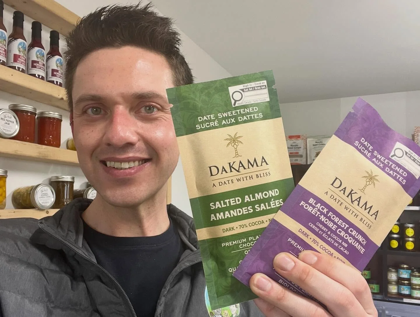 Emily from @dakama_chocolate just delivered her delicious date sweetened chocolates. Great flavours, won&rsquo;t spike your blood sugar.. the perfect product for when you&rsquo;re craving something sweet that is actually good for your body.