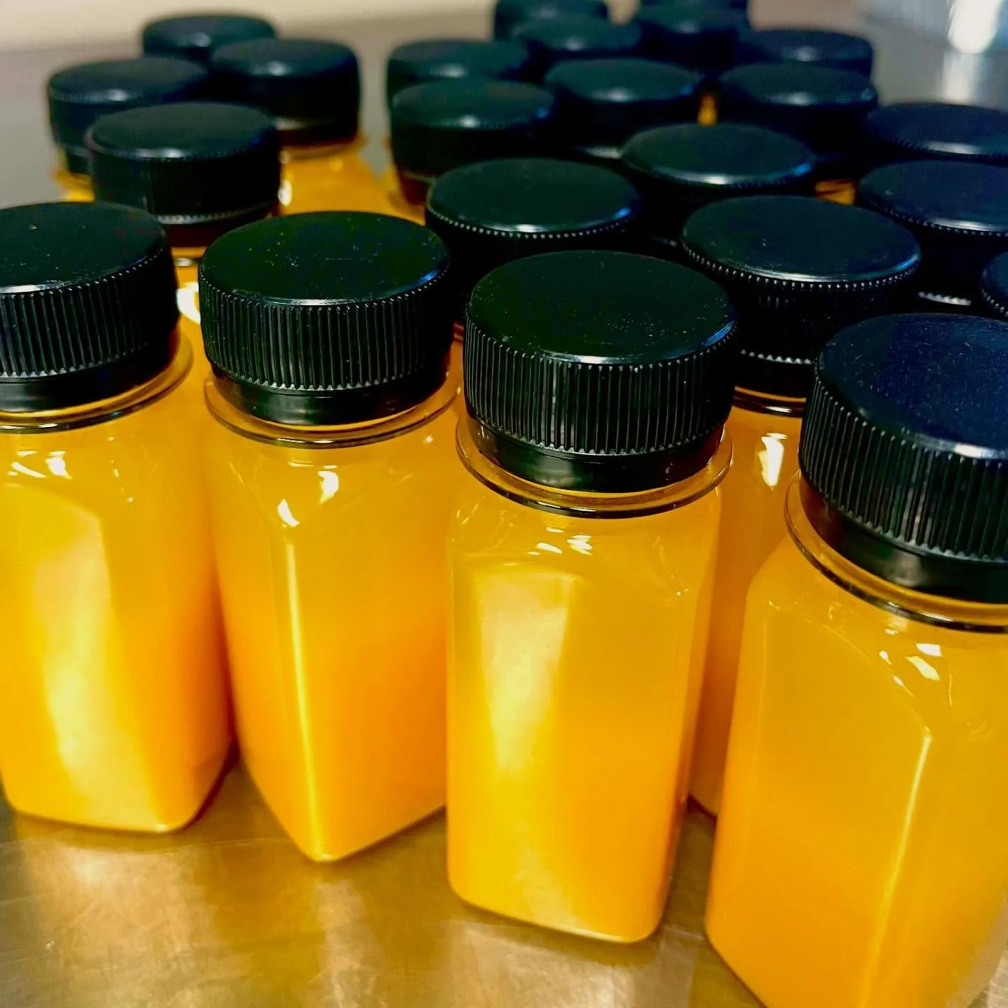 This Saturday, come have a Sunshine Wellness Shot with us! Made with fresh turmeric, ginger, lemon, @randeesbees raw honey, black pepper. Free to the first 50 customers. Open 10am-5pm