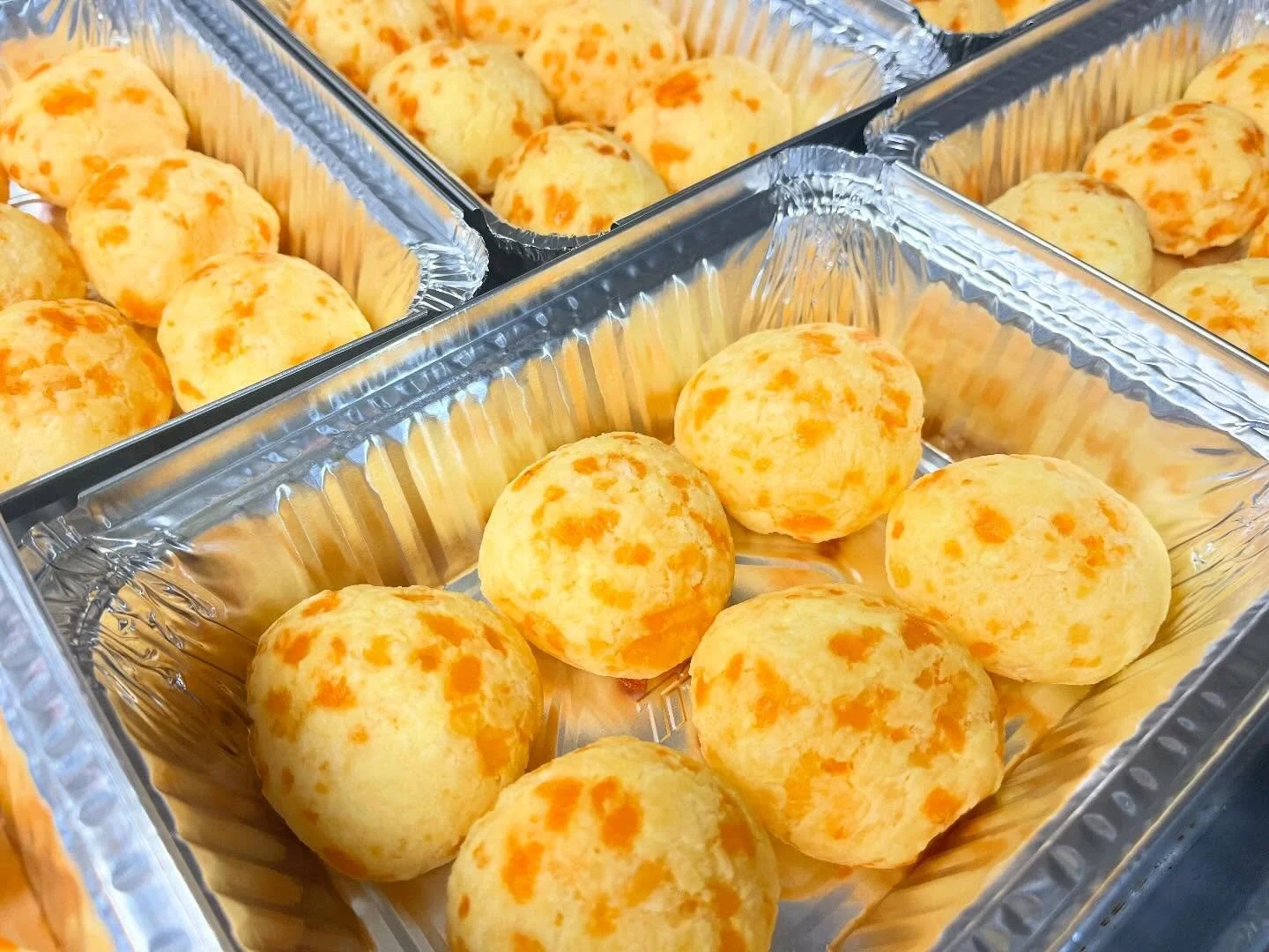 Fresh batch of cheese rolls - pao de queijo - available at our General Store today! We&rsquo;re open until 5pm