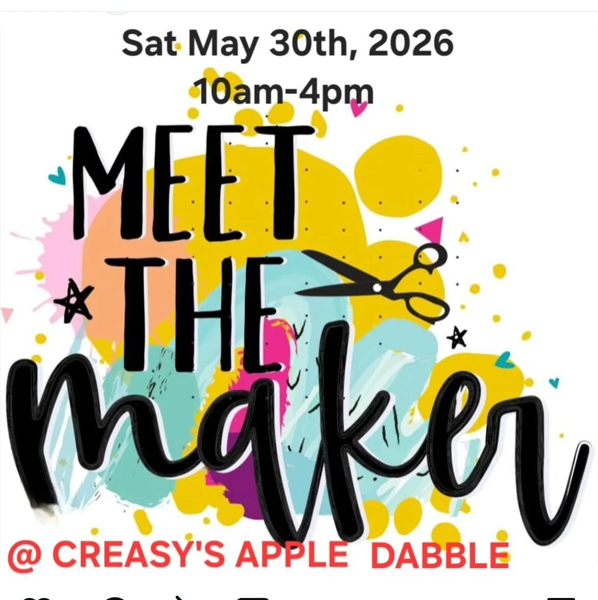 TODAY, until 4pm, @creasysappledabblefarm is hosting local vendors. Great day for a drive to Waupoos 🤩