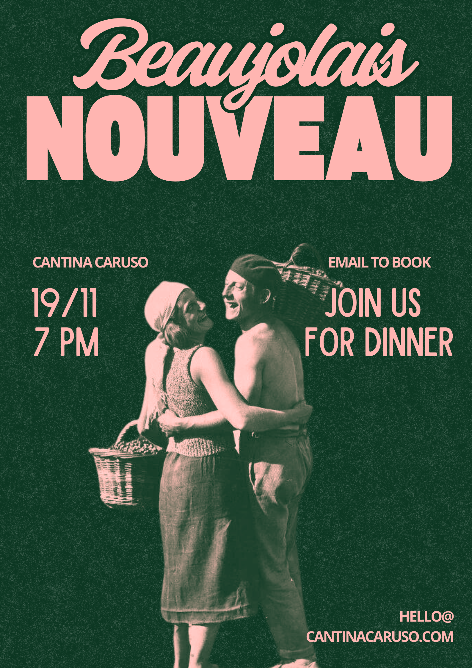 Beajolais nouveau DINNER 2026