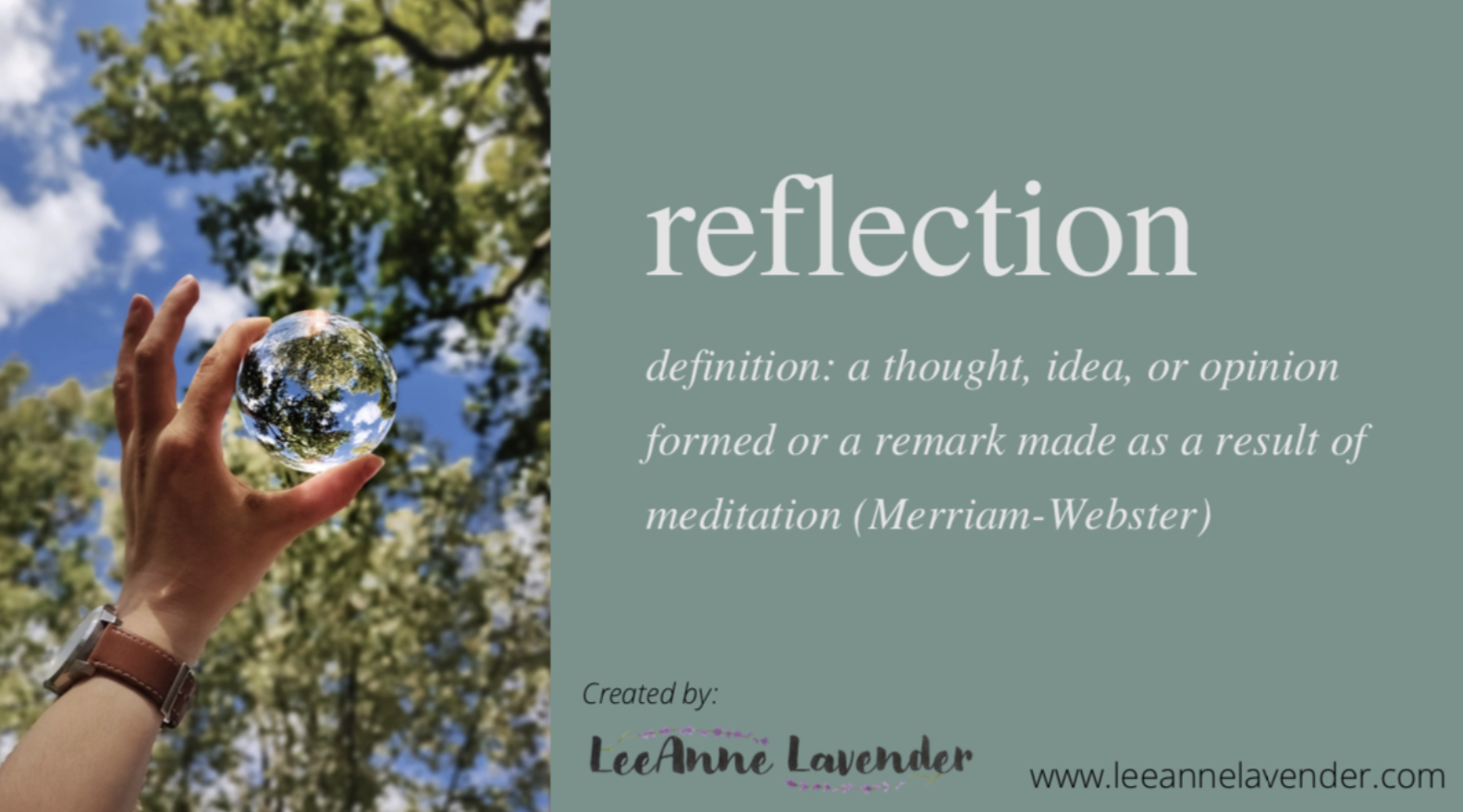 Achieving deeper learning with reflection
