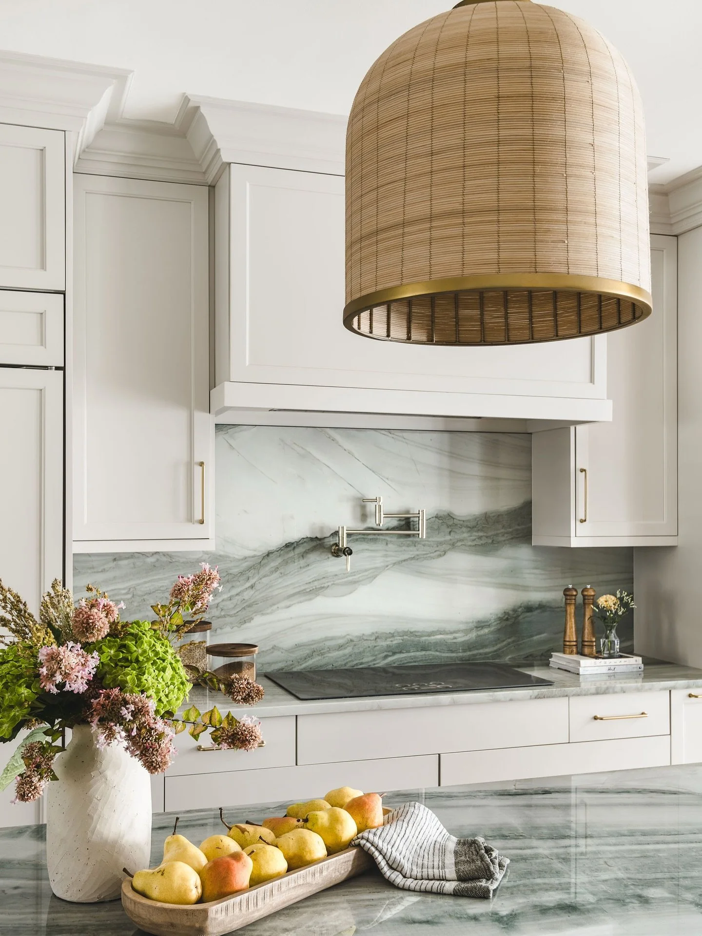 Welcome to our #BulafulHome kitchen! 🥰

Designing my own space means I can share every detail - sources, paint colors, and process included. Feel free to ask away!

I&rsquo;ll start with my favorite feature in my kitchen, the green-gray quartzite sl