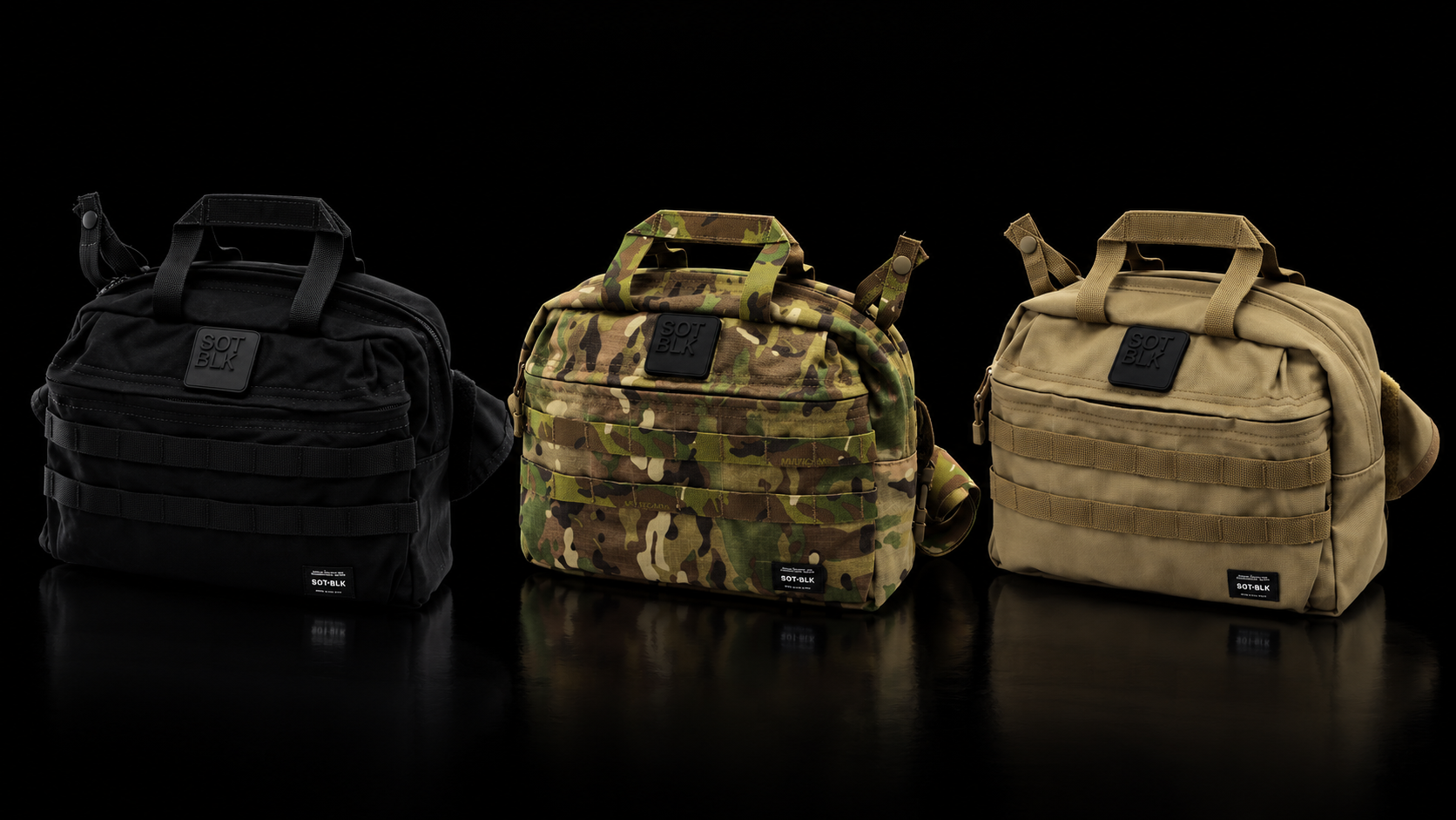 Black, camouflage, and tan bags-3.png