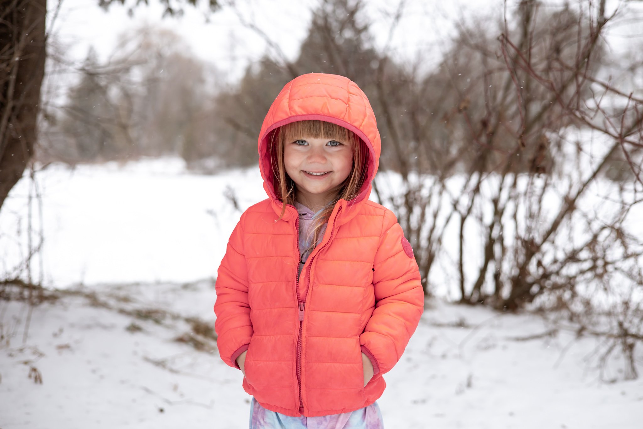 Elgin Pond Winter Family Photos in Uxbridge Ontario