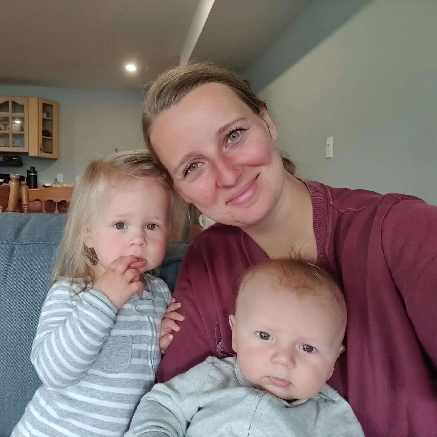 me &amp; my babies🥰
.
Whenever I pull up my camera app, I imagine my 80-year-old self looking back on these moments. I'm not going to pick myself apart for having unwashed hair and wearing the same outfit all the time. I'm going to be grateful I hav