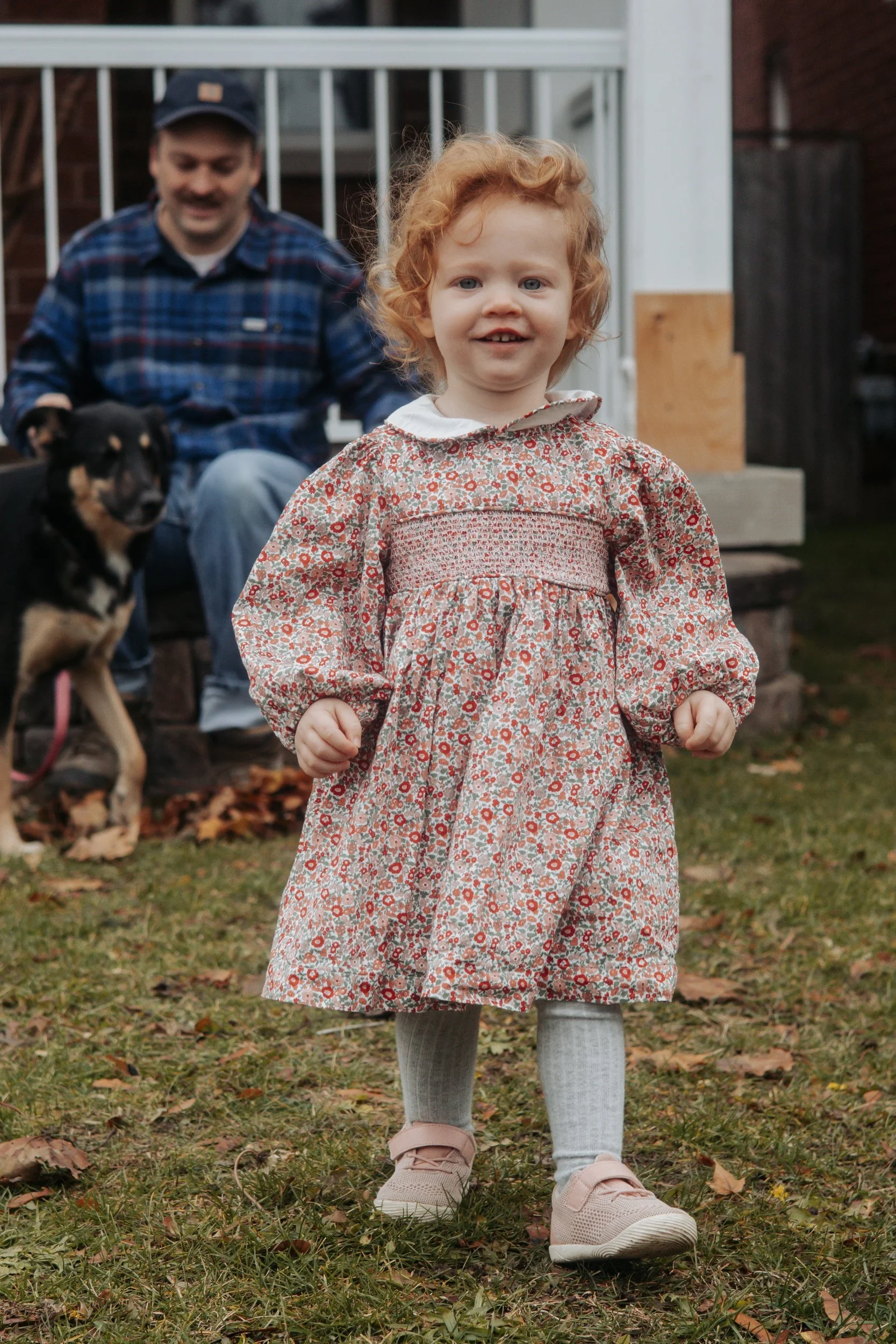 toddler running away Lifestyle newborn family photography in uxbridge ontario