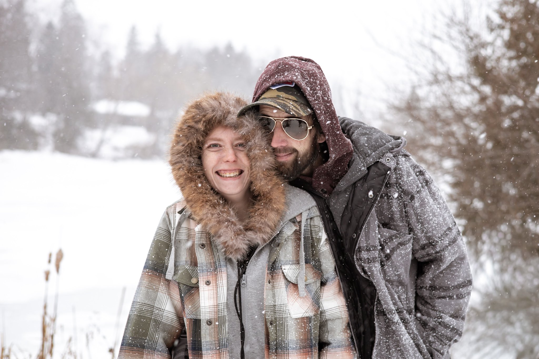 Elgin Pond Winter Family Photos in Uxbridge Ontario