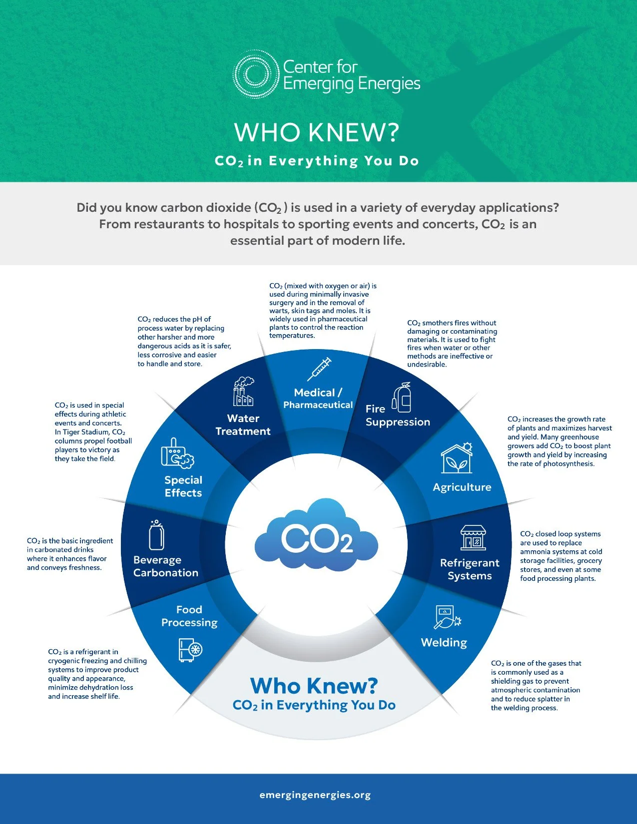 CO2 Uses in Everything We Do