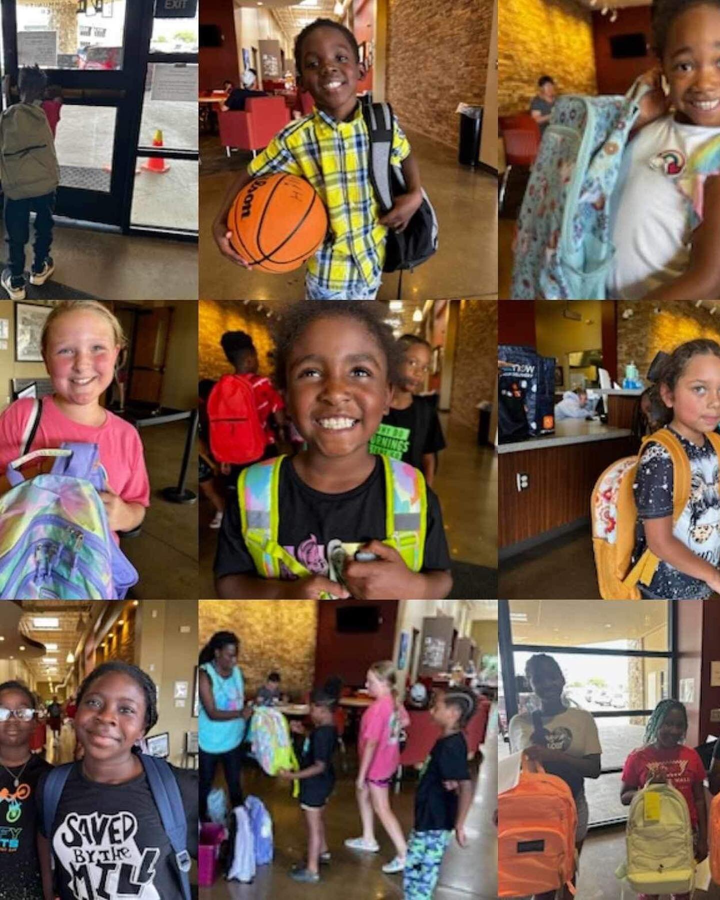 We can&rsquo;t stop smiling thinking about what a hit the block party was last week!! We got to give away so many backpacks, kids got library cards, we all ate waaaay too much delicious food, the fire trucks hosed us down to keep us cool, and we all 