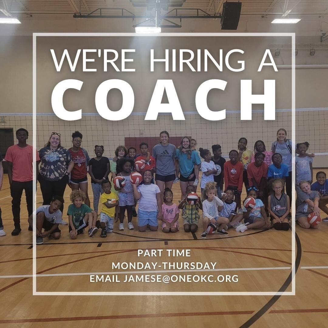 Happy Friday! We've got so many amazing kids for Kids' Club that we need one more amazing coach! It's a great opportunity for a college student or someone looking for part time work Monday-Thursday afternoons. If you're interested, please email james