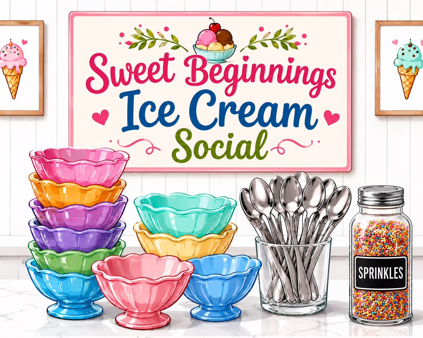 The Sweet Beginnings Ice Cream Social Experience