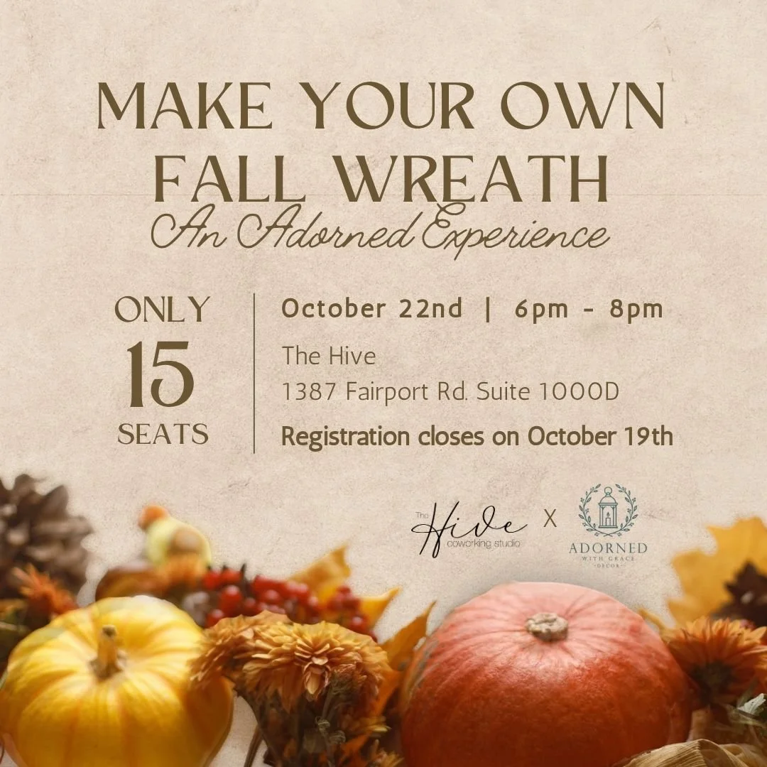 Make Your Own Fall Wreath: An Adorned Experience