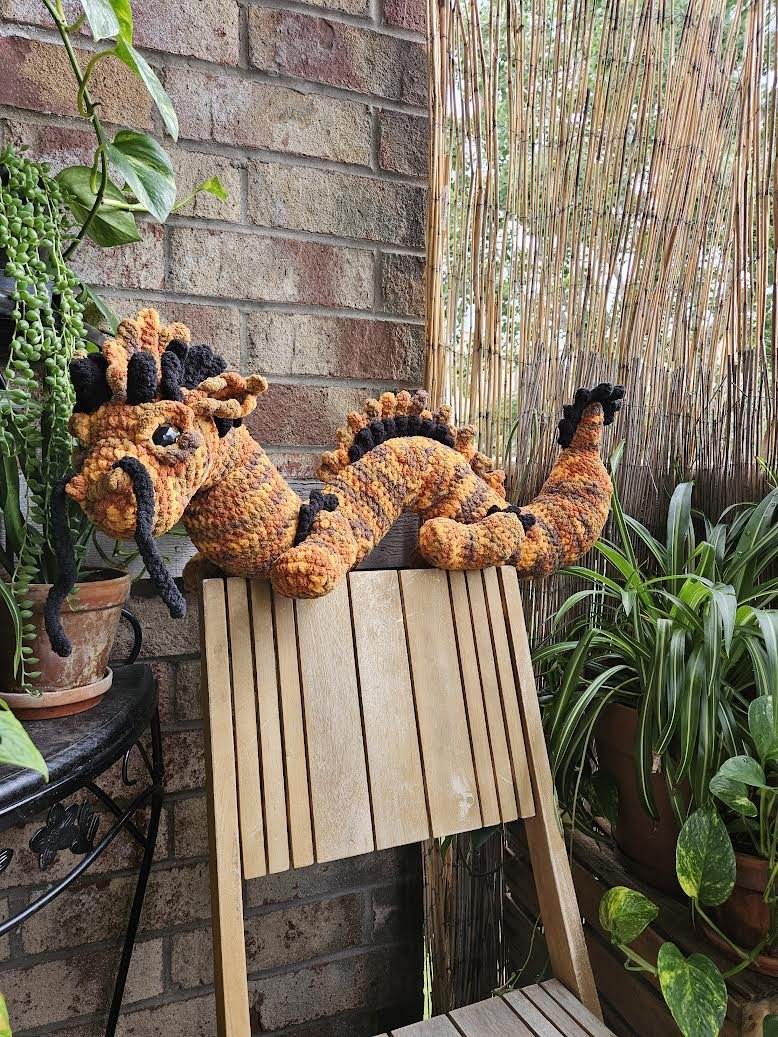 snuggly dragon plush