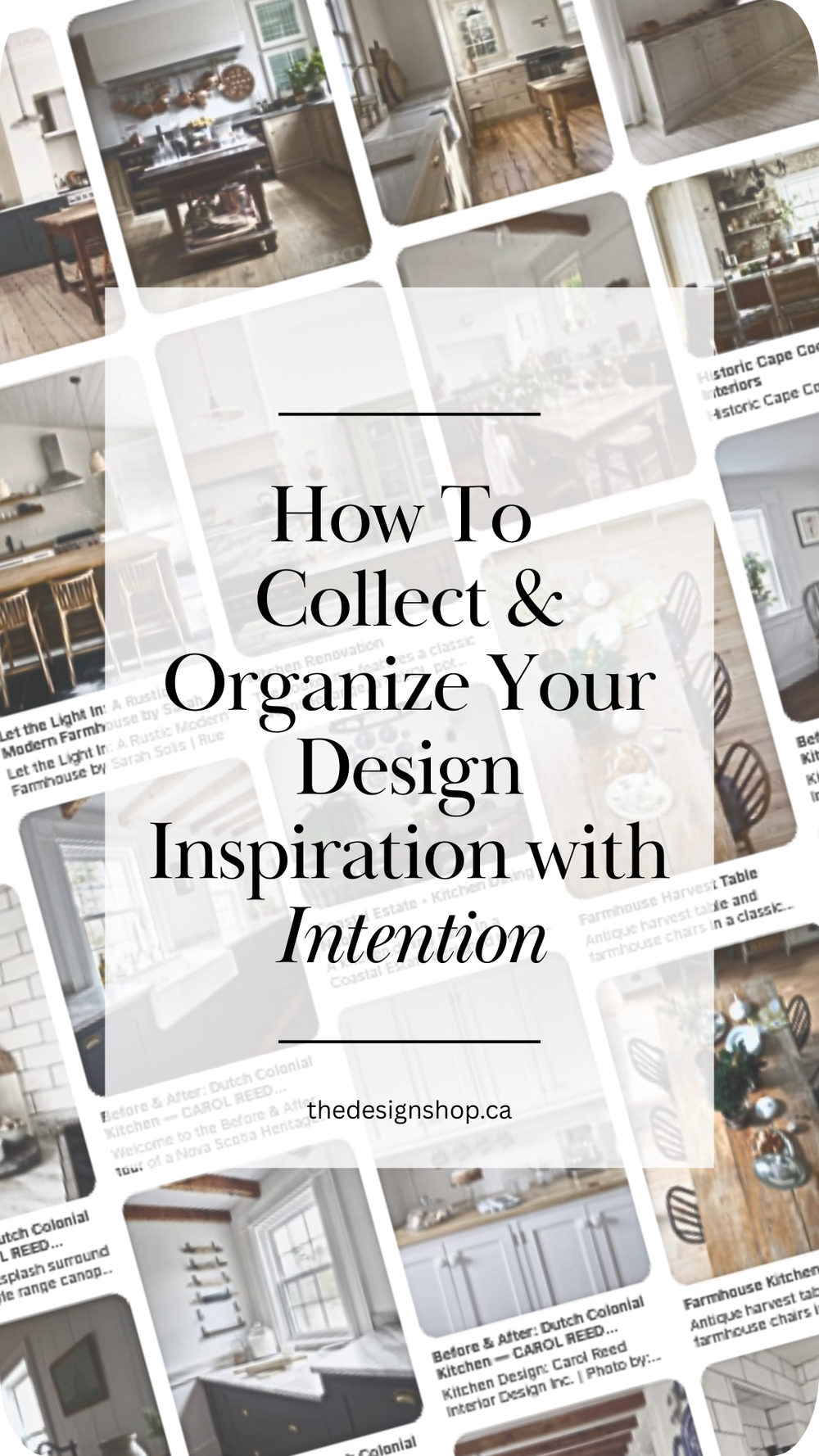 Discovering Your Style: How To Collect & Organize Your Design ...