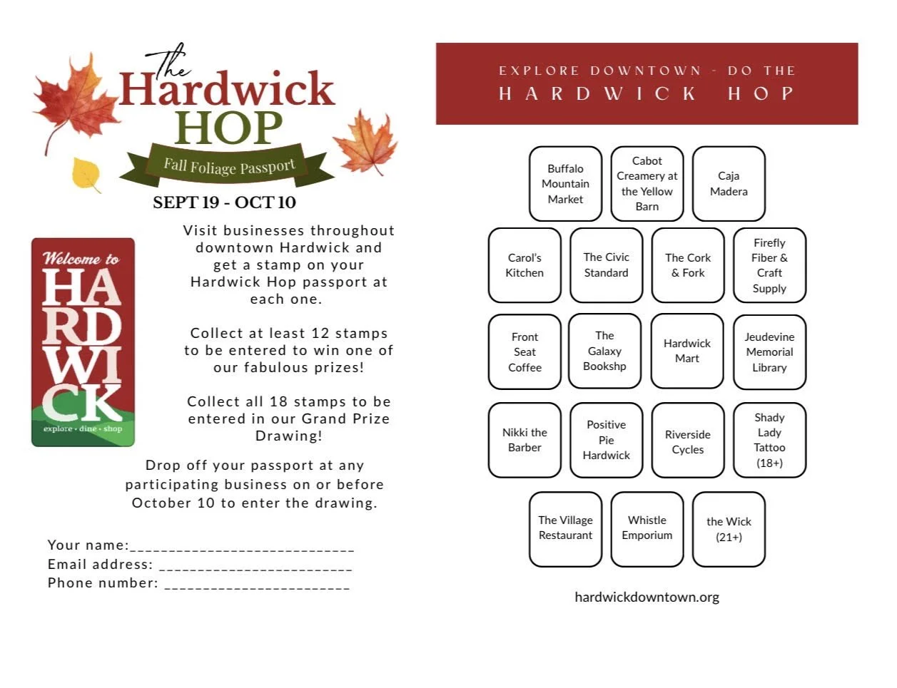 Do The Hardwick Hop!