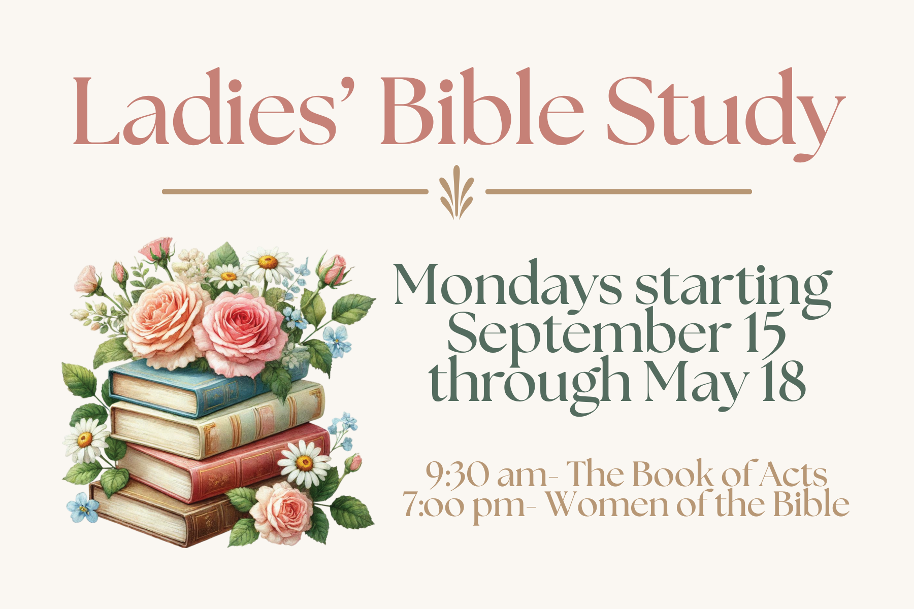 Ladies' Bible Study (AM)
