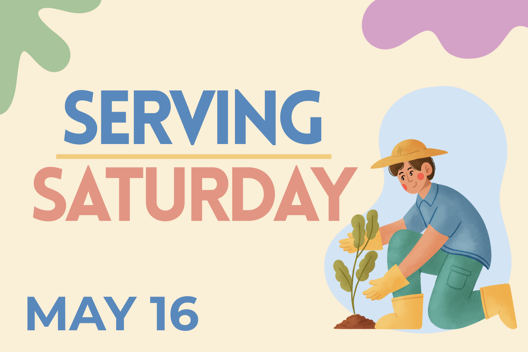 Serving Saturday