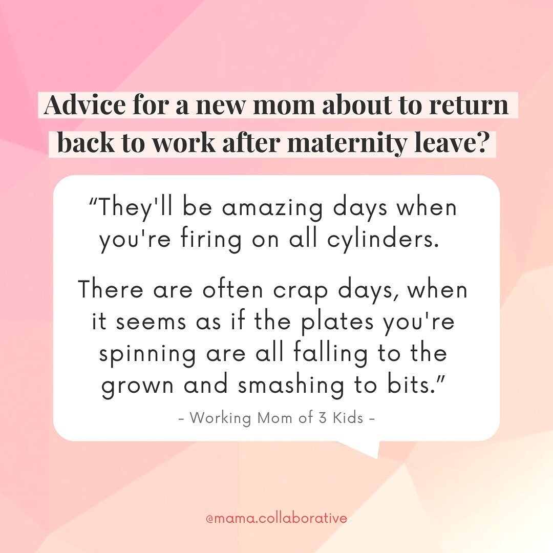 If you feel like being a working mom is a crazy roller coaster ride, know that you&rsquo;re not alone in that 💜

This is a direct quote from a REAL working mom who responded to the Mama Collaborative Survey used to gather insights for the developmen