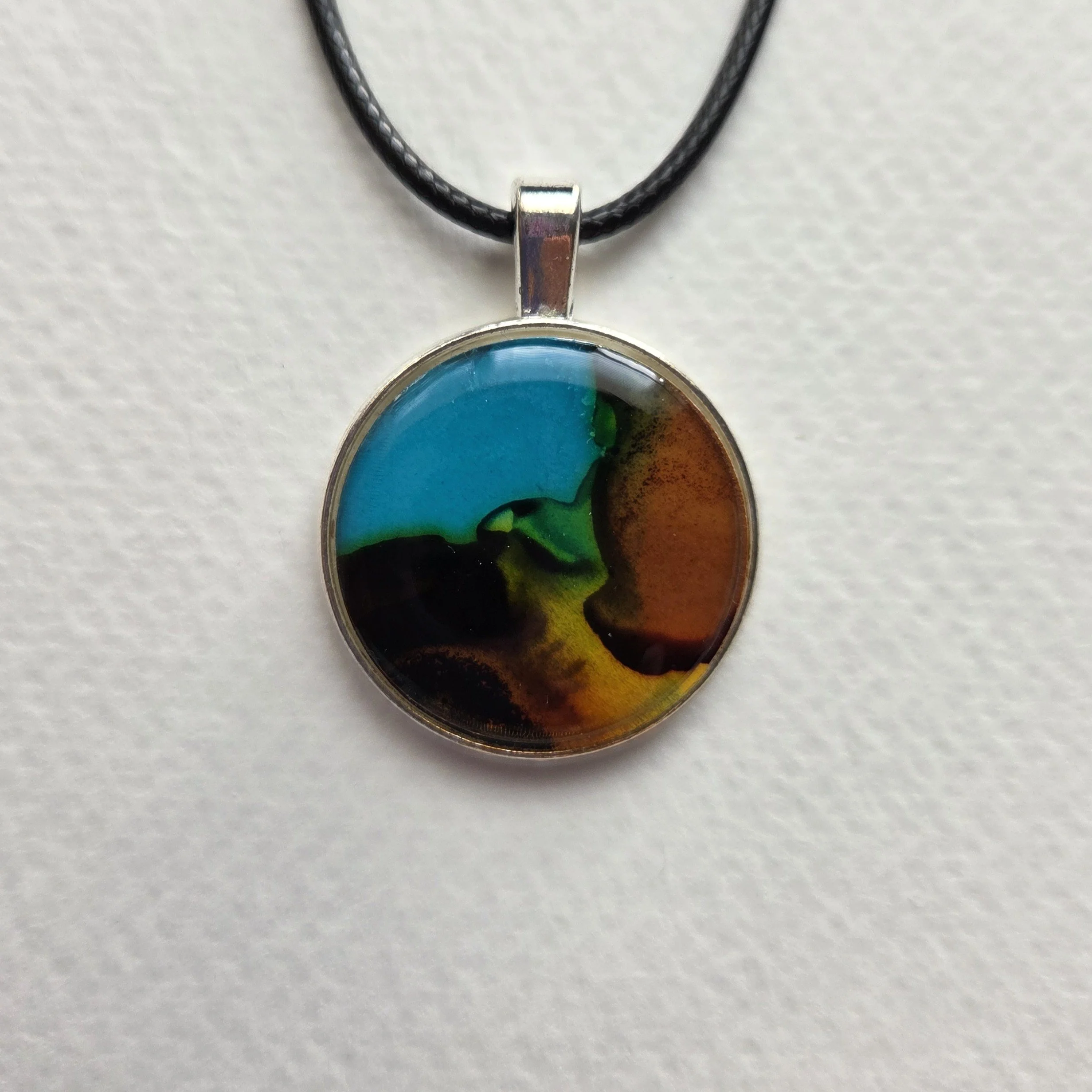 Hand Painted Alcohol Pendant No. 16