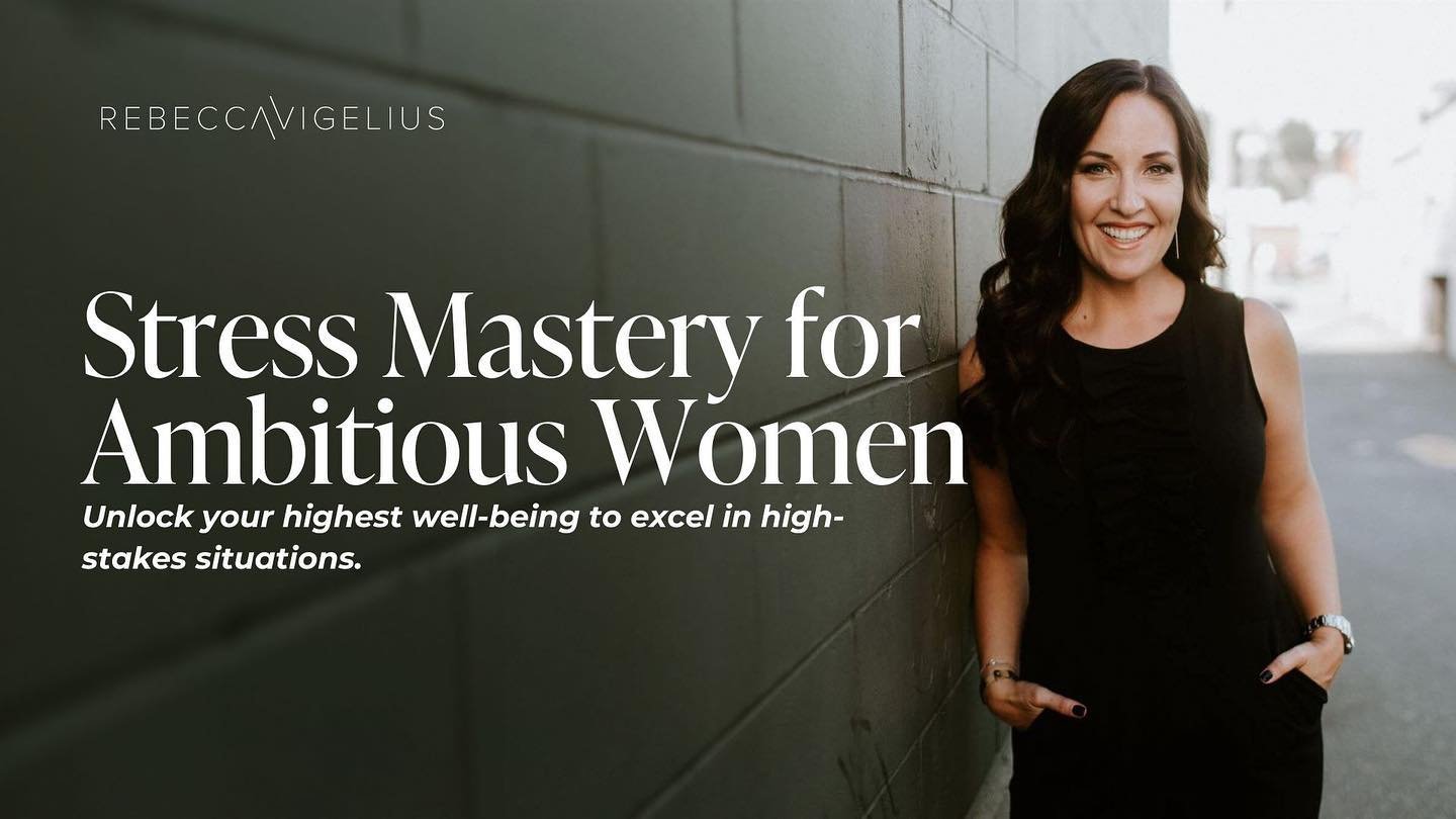 It&rsquo;s official. My free masterclass Stress Mastery for Ambitious Women was a hit. 

Here&rsquo;s some of the feedback I&rsquo;ve received from women who joined us live or grabbed the replay:

💥&ldquo;That was incredible! I was nodding along the