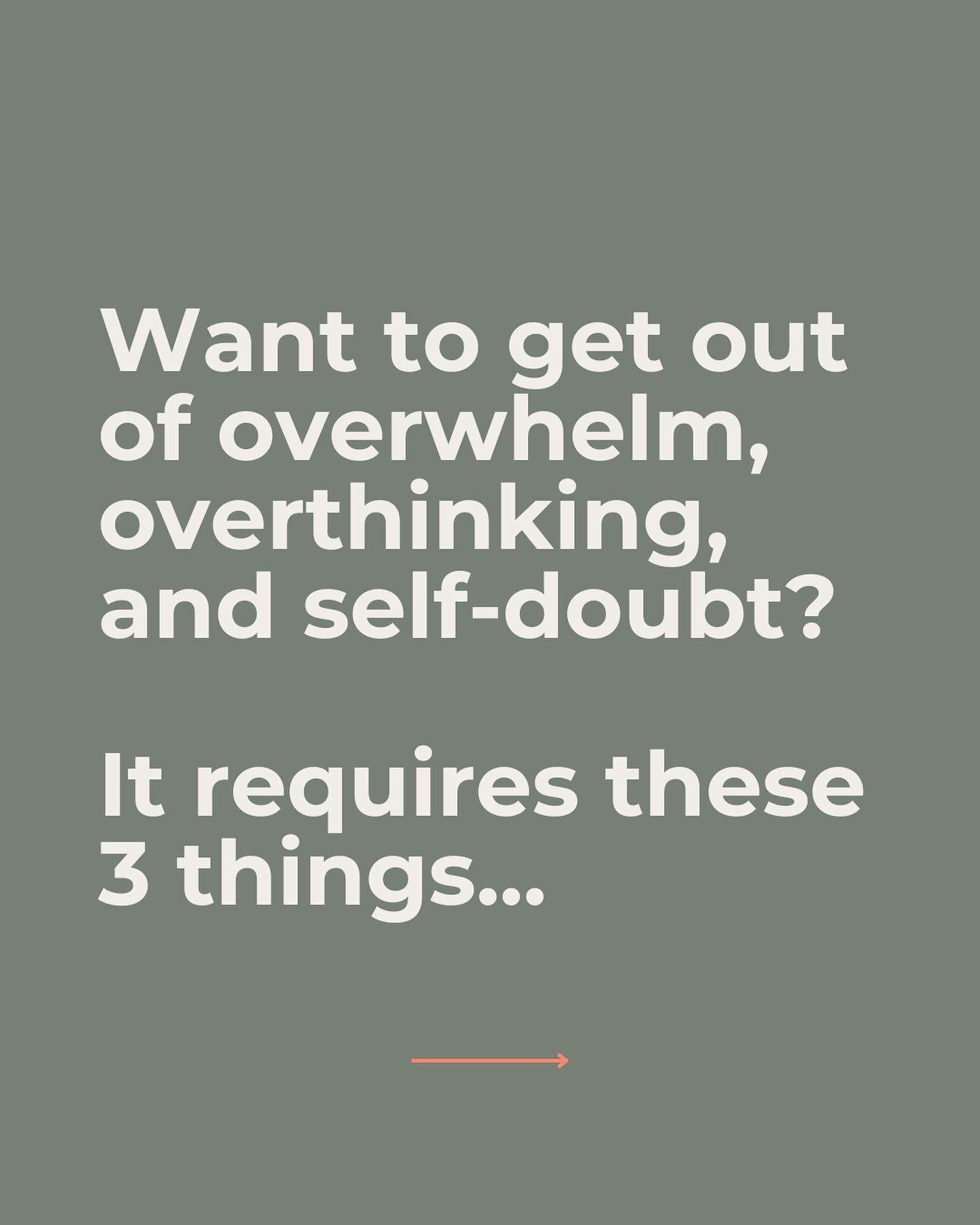 The closest thing I&rsquo;ve found to a quick fix for finally getting out of overwhelm, overthinking, and self-doubt is an openness to looking at the world a little differently. 

You in? 

#stressmanagement #stressmitigation #stresscoaching #stressr