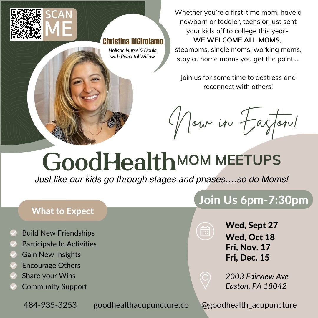 🌟 🌼 Exciting News! Our Mom Meetups is now in Easton! 🌟 

Mom Meetups with @peacefulwillowrn is back this fall and it's the perfect time to prioritize self-care and connect with like-minded moms. 

Tag a mom friend you want to bring along for some 