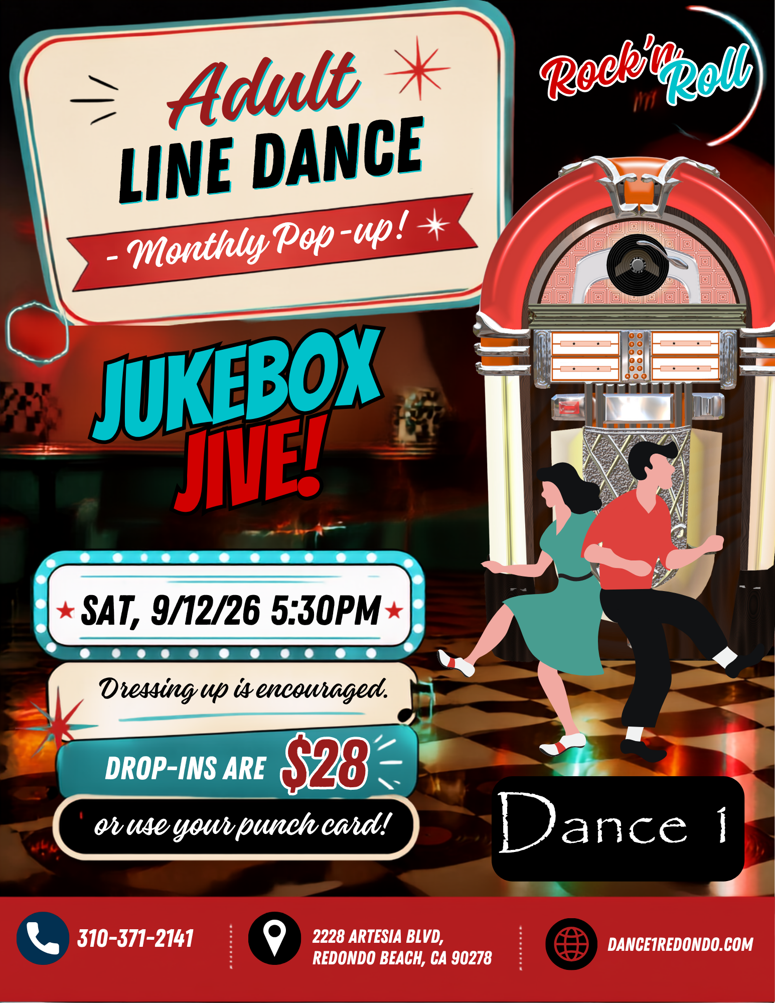 Adult Line Dance - Monthly Pop-up! 