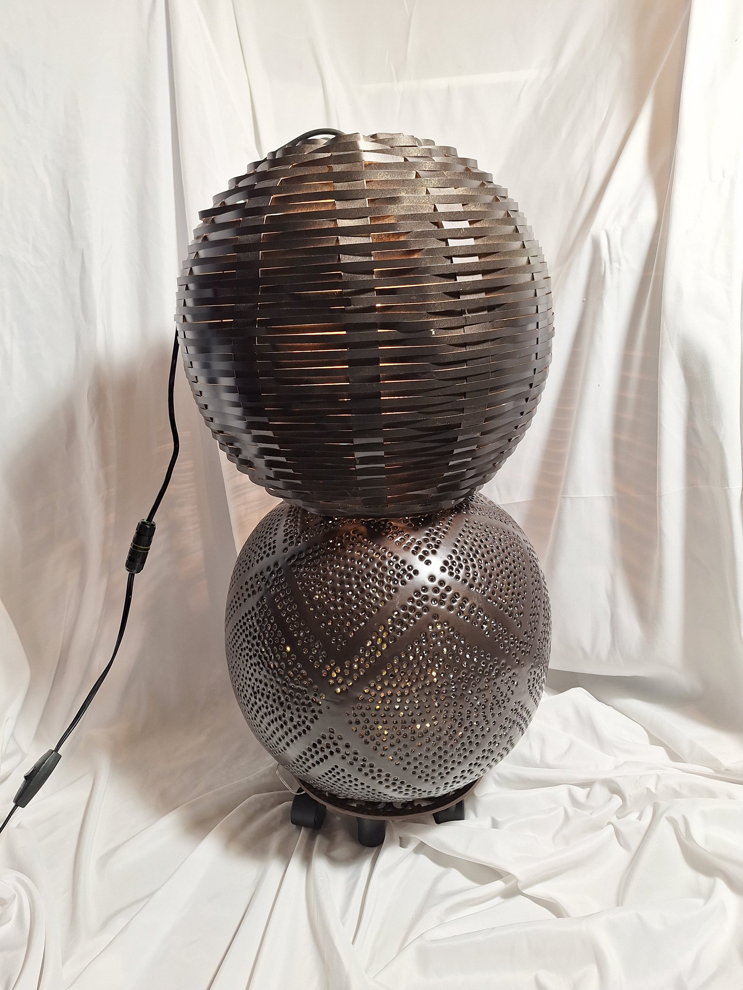 Double Ball Porch Lamp