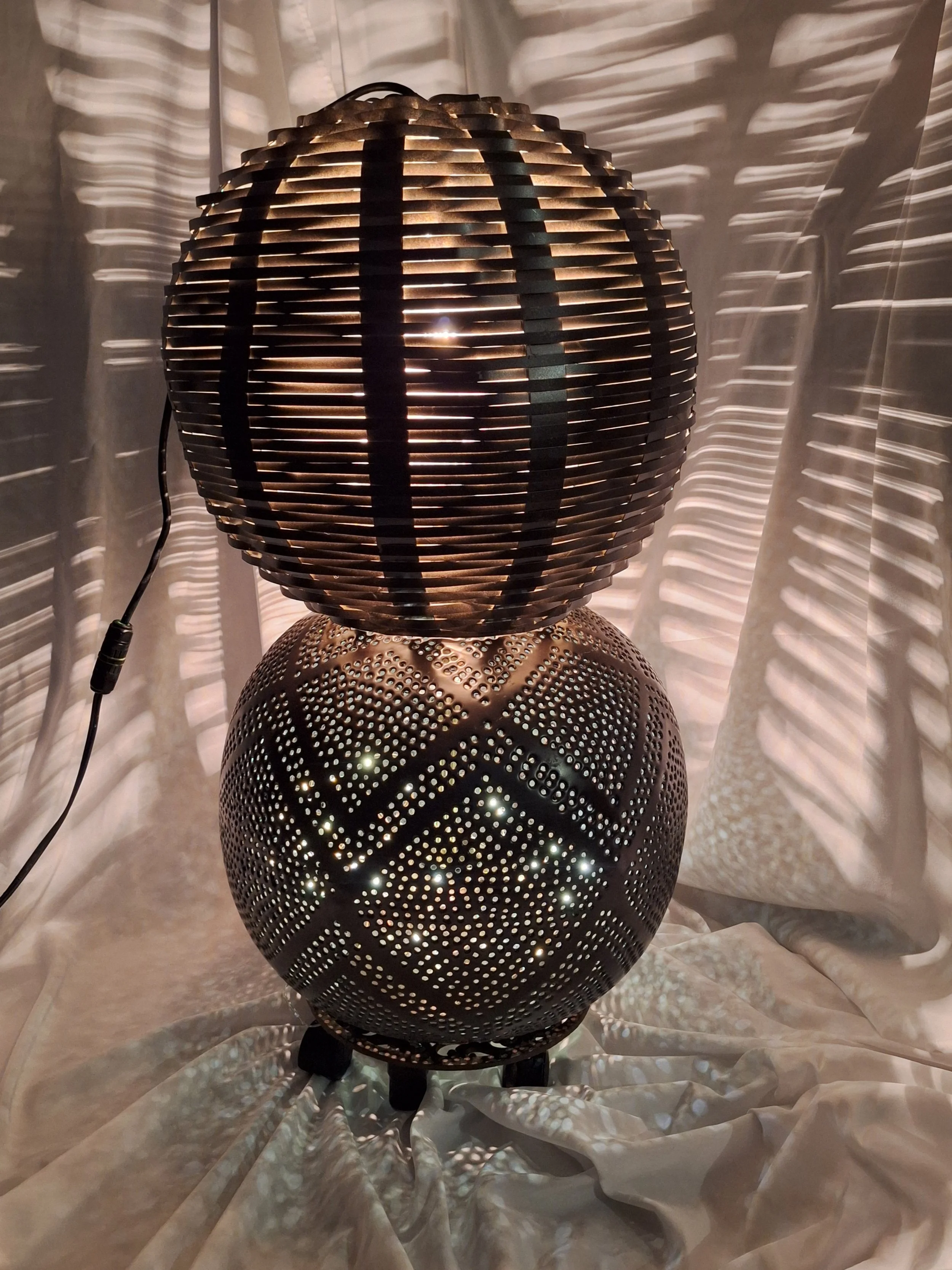 Double Ball Porch Lamp