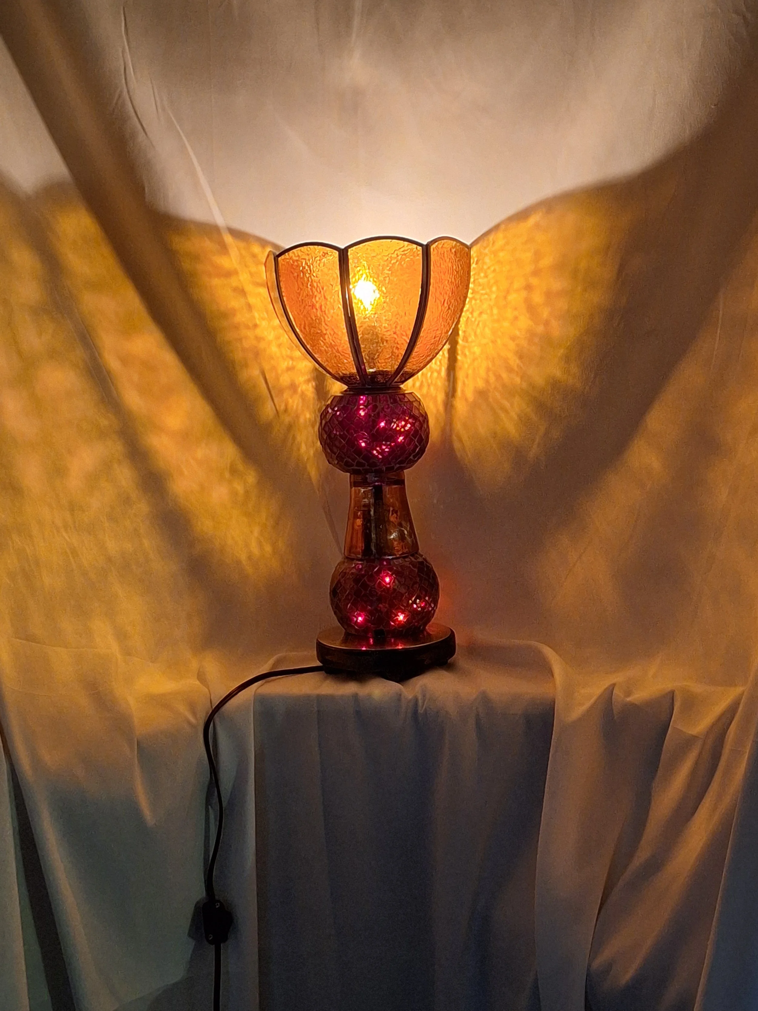 Brass and Ball Uplight 