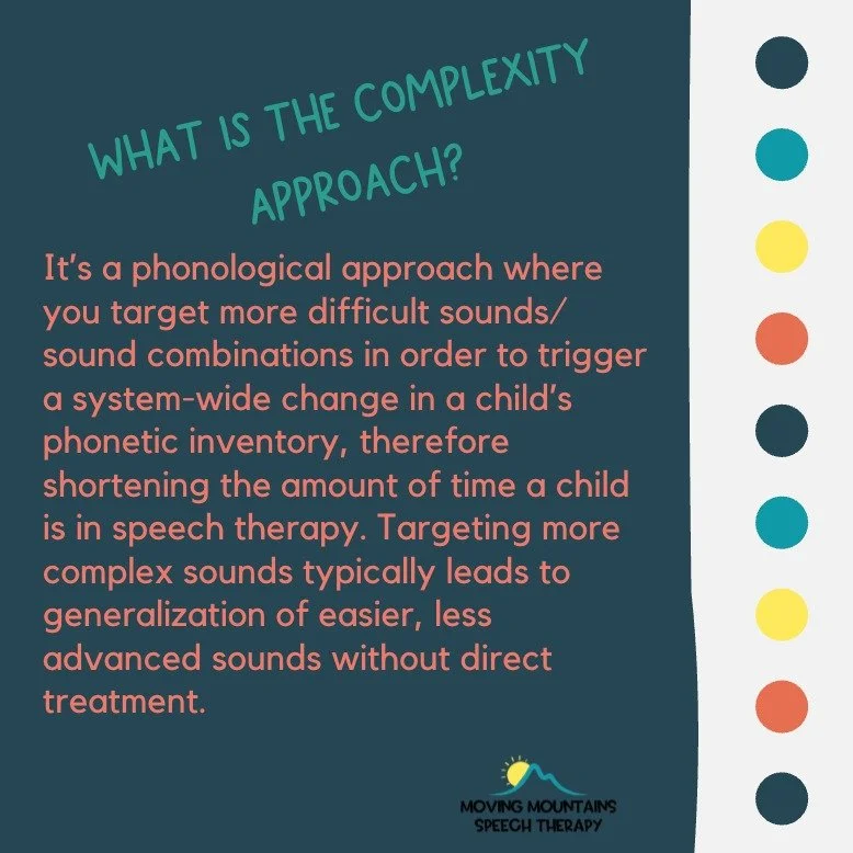 I love the complexity approach! I've seen kids with a ton of errors improve significantly in 8-10 weeks by targeting 3 element clusters. If you're wanting to learn more, check out the blog post I wrote detailing how it works (link in bio). 

Sources: