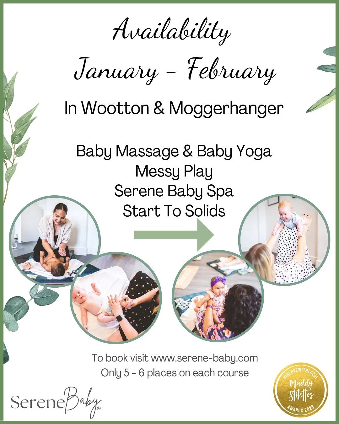 What’s coming up in January 2026 ➡️➡️
Looking for something to look forward to in the new year with your little one, then have a little look at what we have coming up in Wootton & Moggerhanger in January.
Our beautiful baby classes are ke