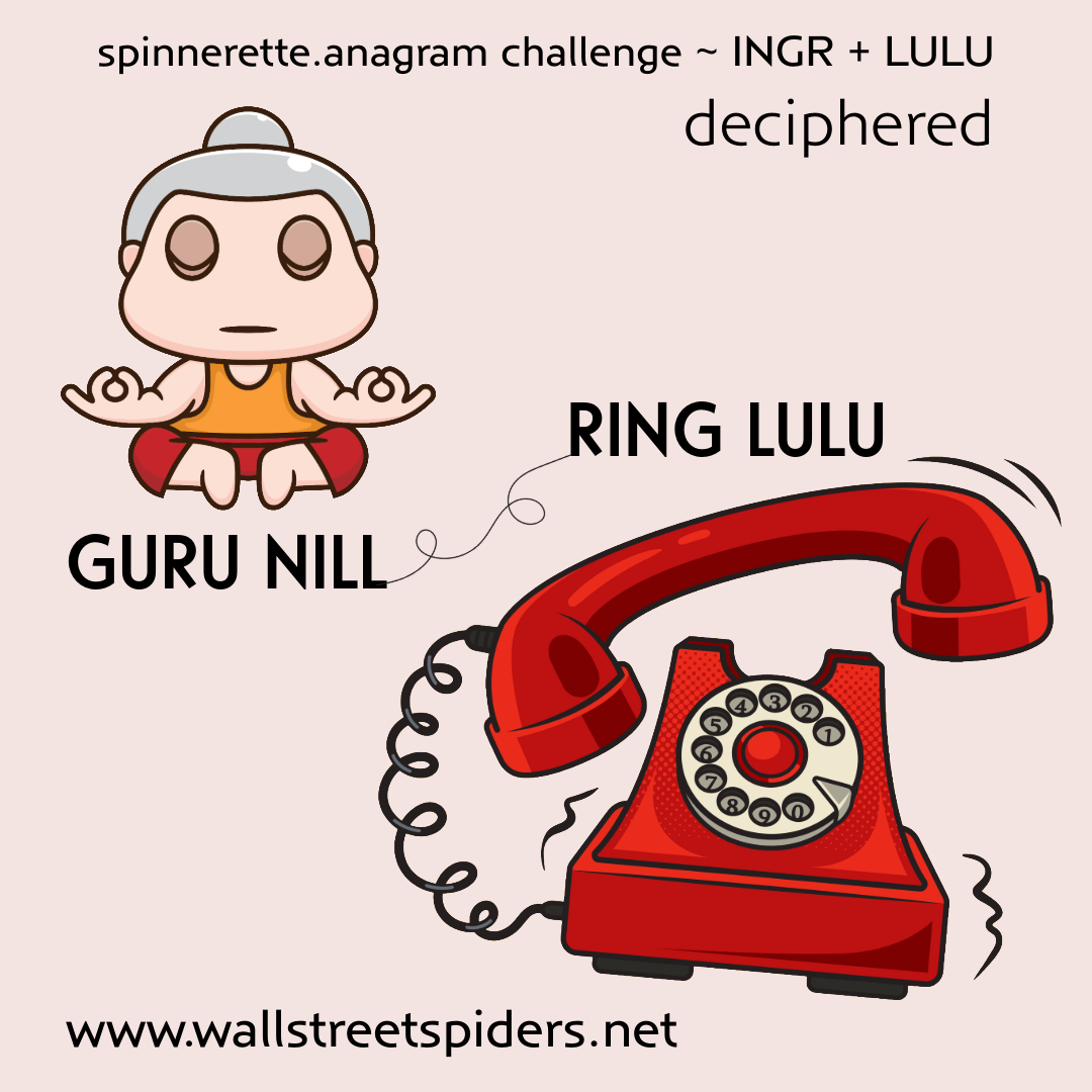 Spinnerette.Anagram Challenge: 05.05.25