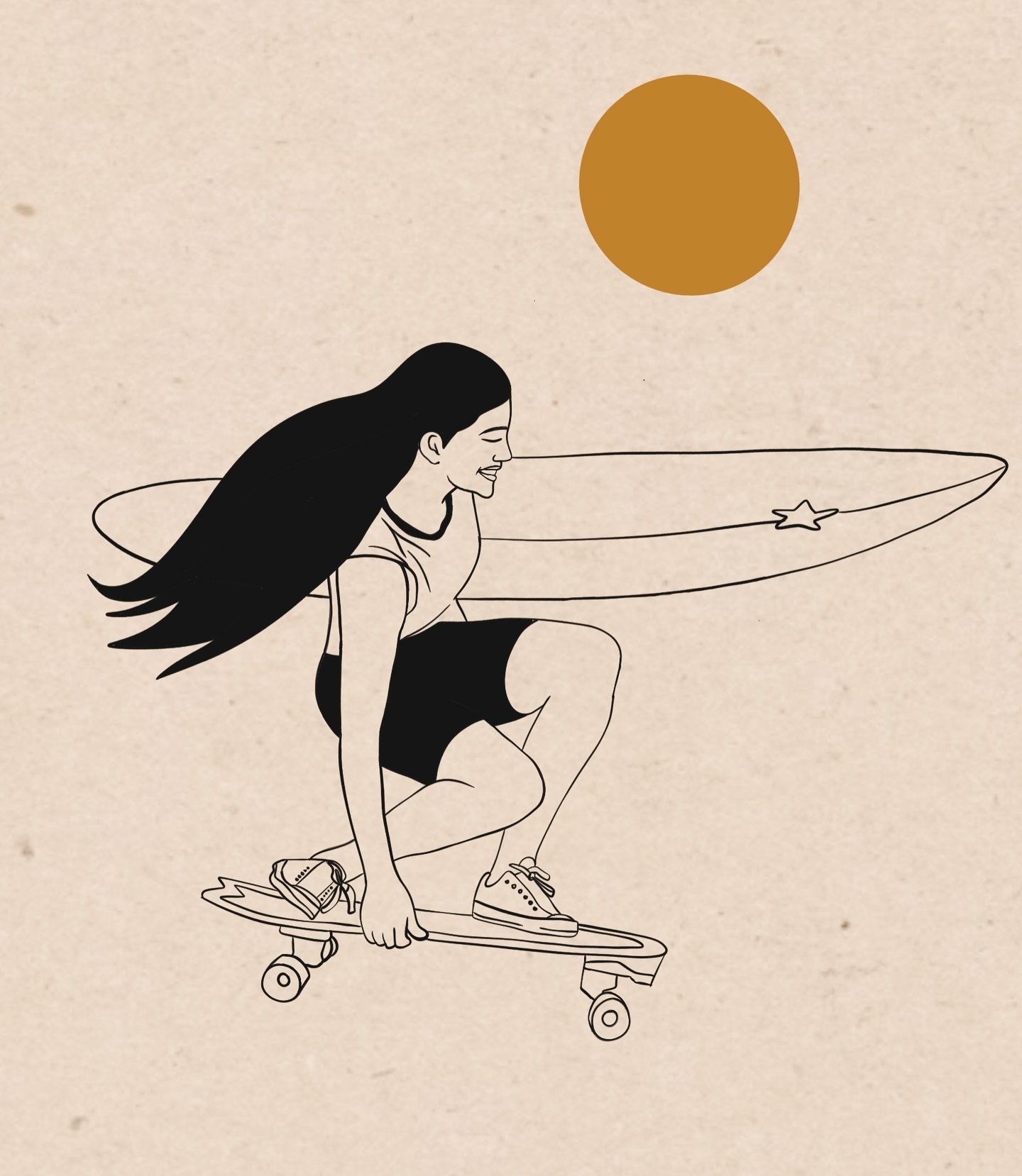 Who else is ready for summer??? 🌞

#procreateart #illustration #surfstyle