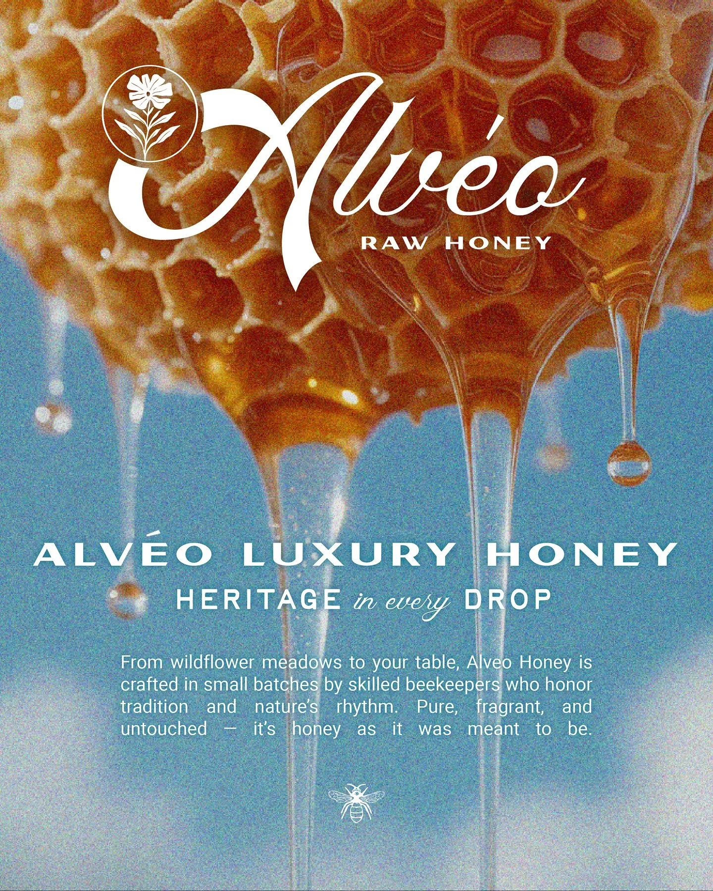 I had so much fun playing with AI prompts for the photography for this concept. It actually started in a slightly different direction, but as I kept working with it, it evolved into something new (as these things often do 🐝).

For Alv&eacute;o, I wa