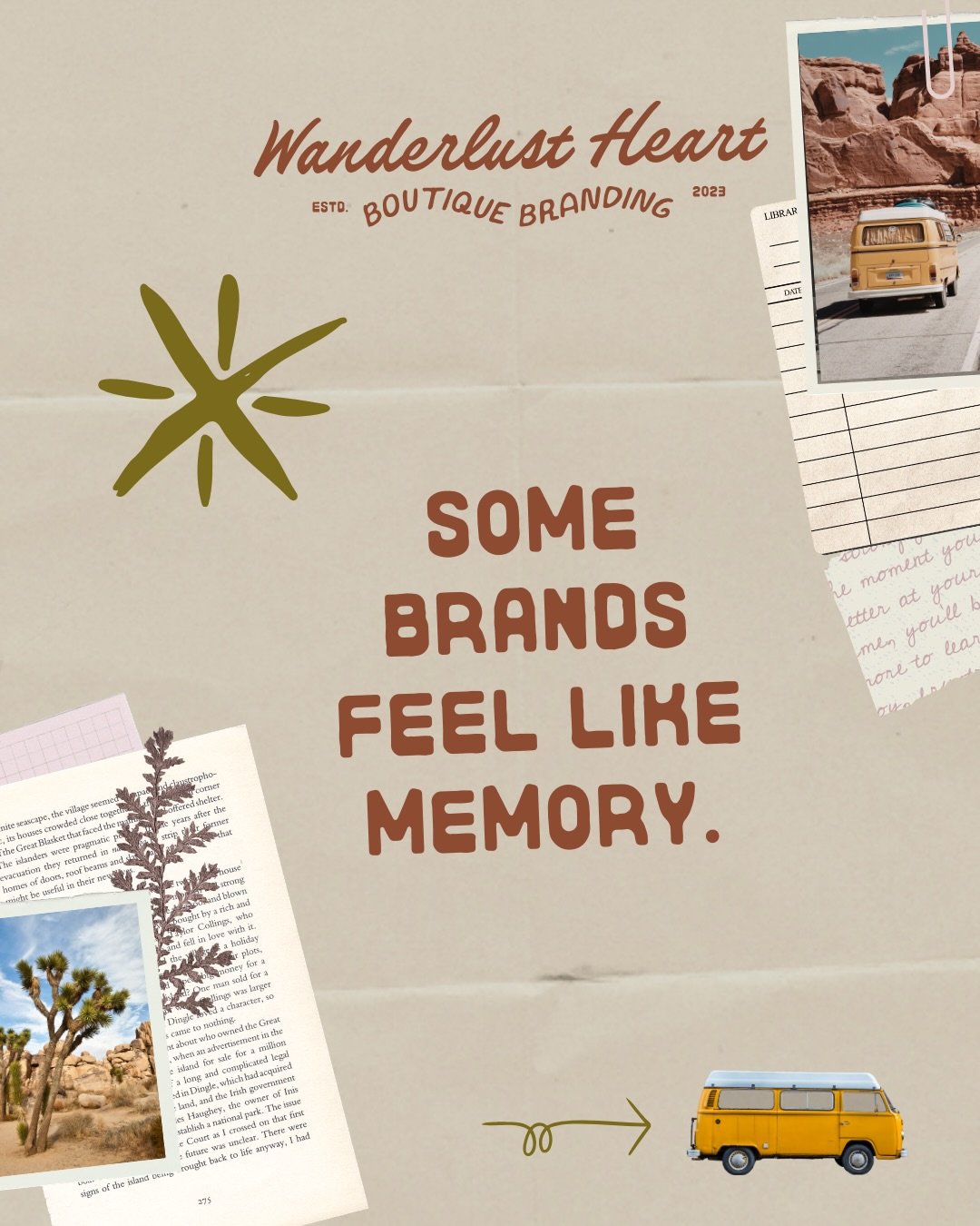 You know when a song comes on and suddenly you&rsquo;re not in your car anymore&hellip; you&rsquo;re on a desert highway, windows down, sun hitting just right?

That&rsquo;s the feeling I&rsquo;m always chasing in branding. Just Familiar, a little su