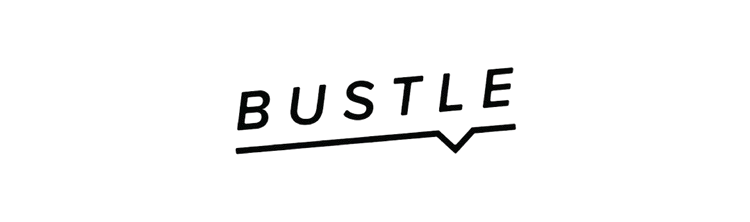 Bustle Logo, this link will open in a new window.
