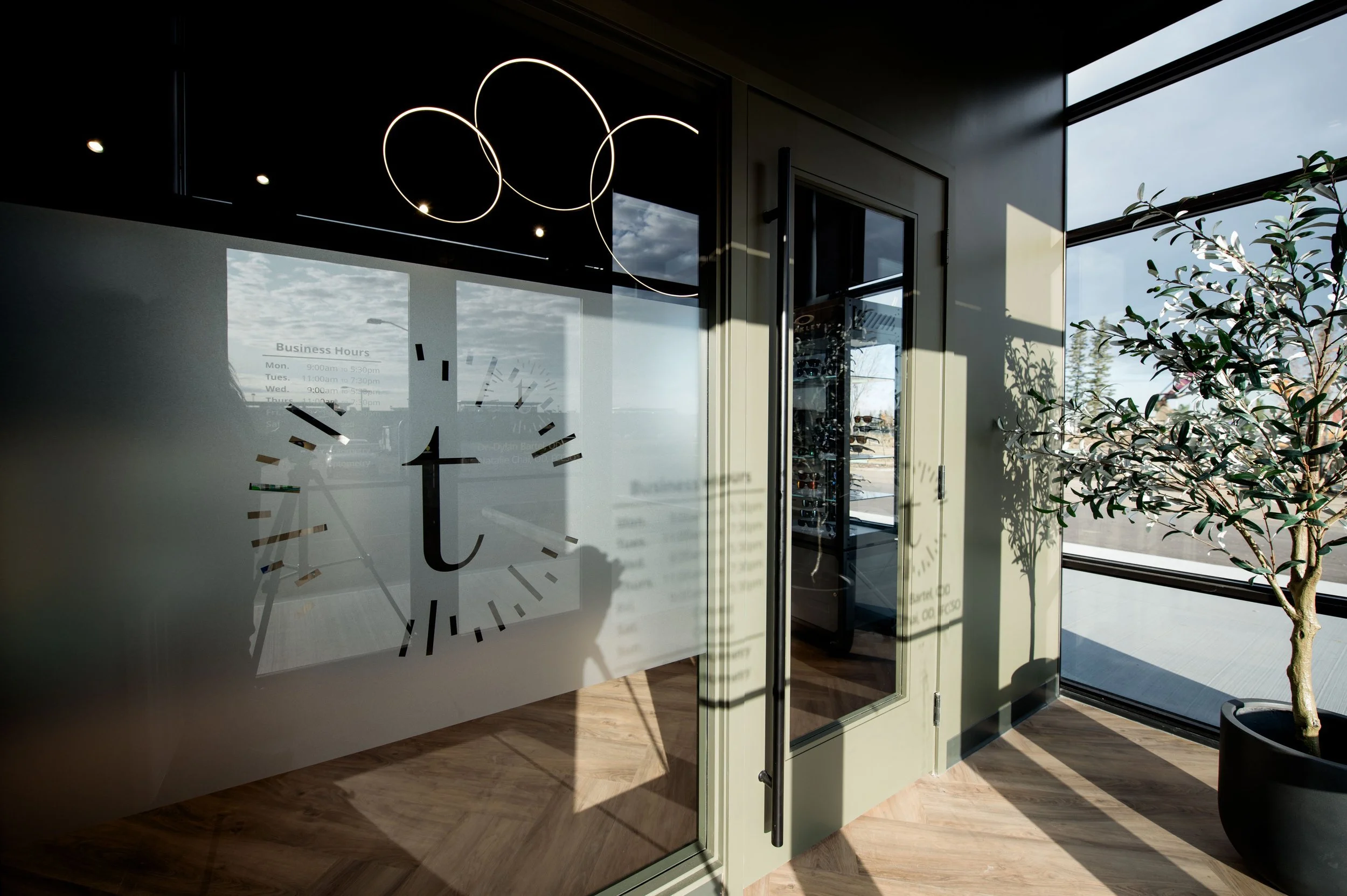 Trifecta Optometry. Edmonton Alberta. Logo and Branding Design