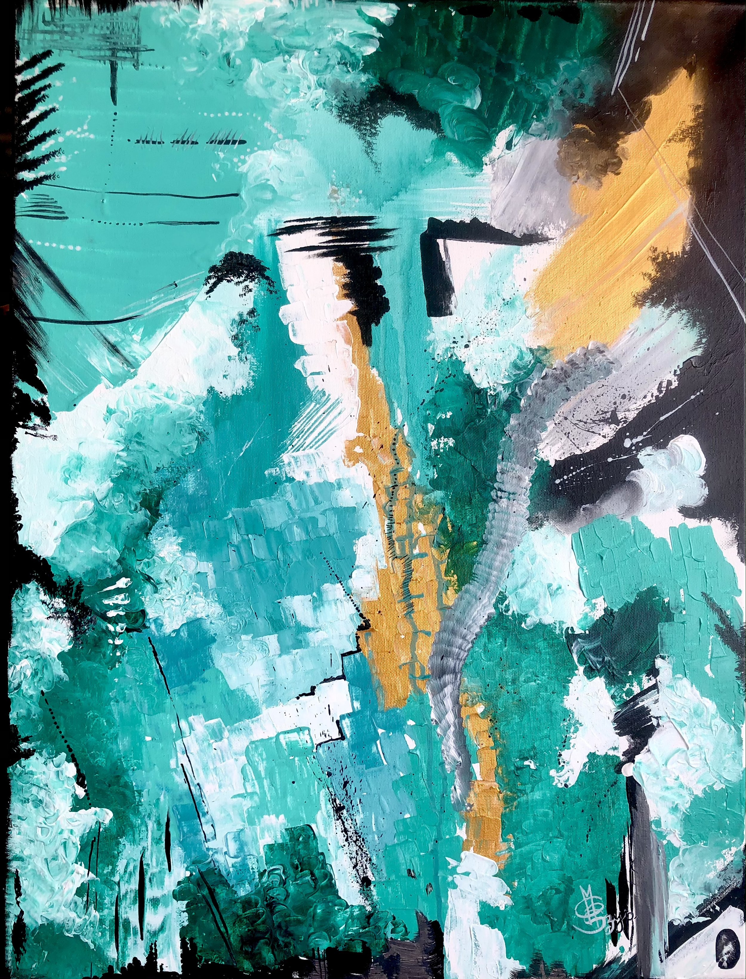Szyp_Through the waves_oil and acrylic on canvas_24x18x0.75 inches_Feb 2021.jpg