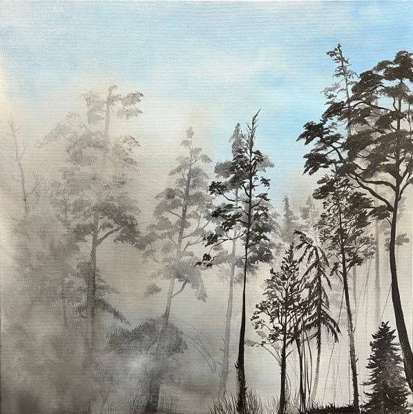 Remembering 
Mixed media on Canvas
20 x 20 inches