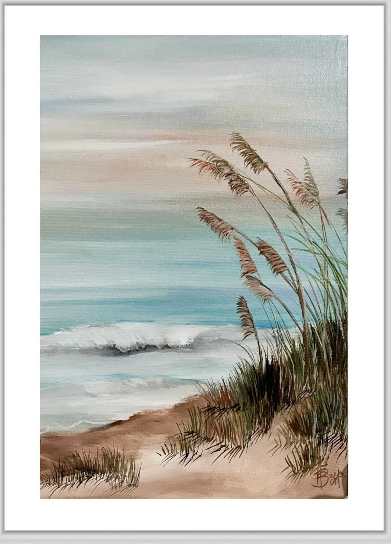 Pampas Grass & Cappuccino Print