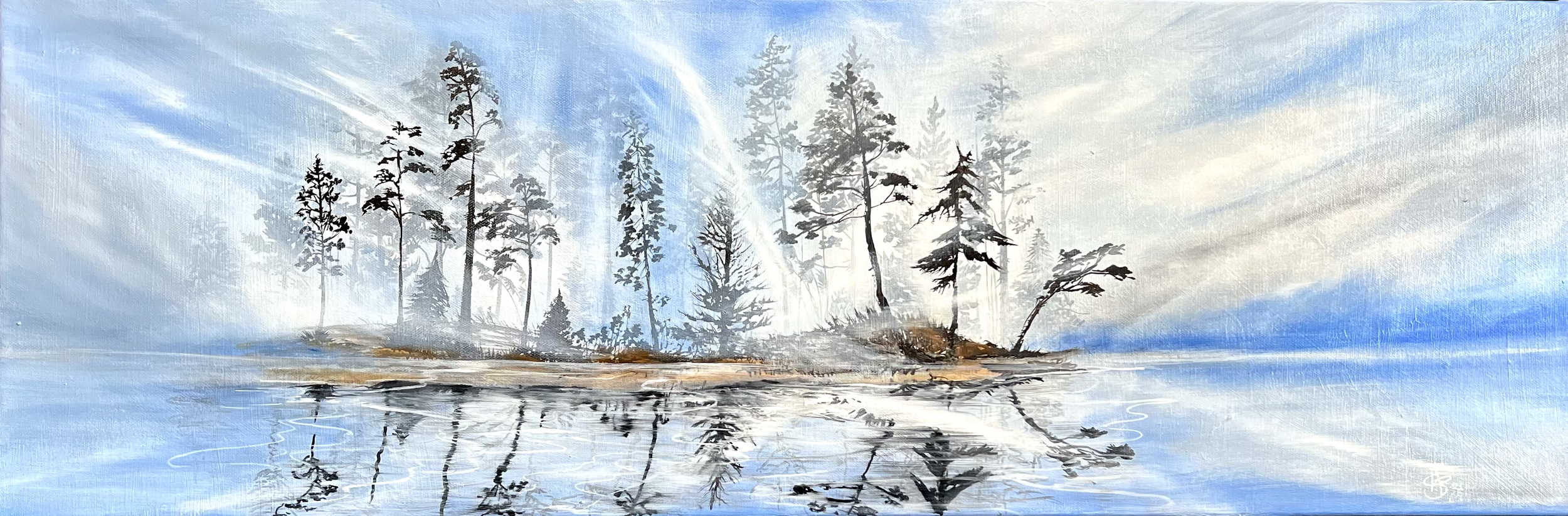 What's left behind 
Oil on Canvas
12 x 36 inches